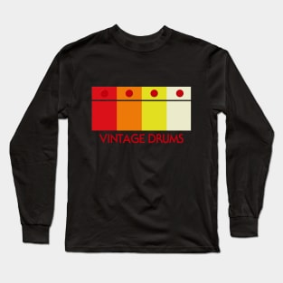 TR-808 STRIPES & FONT #6 Long Sleeve T-Shirt